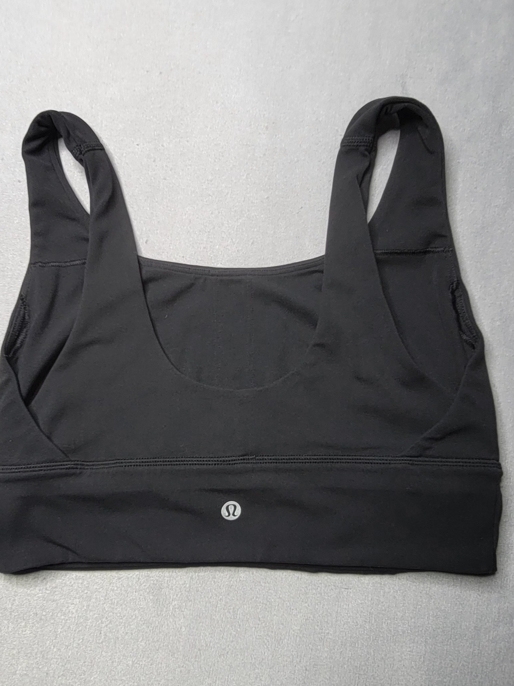 lululemon Ultralu Square-Neck Workout Bra Black Sports Bra
